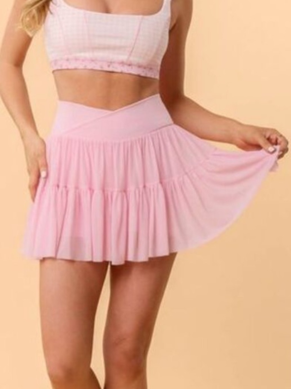 Blogilates Women's Pink Ballerina Skort Small